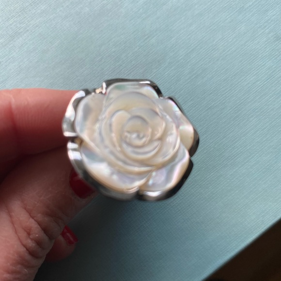 Mother of Pearl adjustable ring - Picture 4 of 5